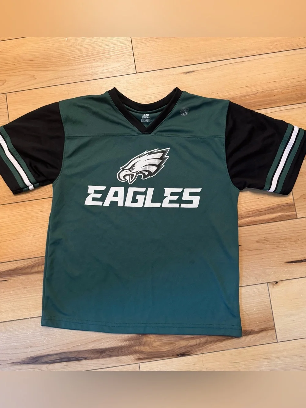NFL Philadelphia Eagles Kids Green & Black Jersey Tee